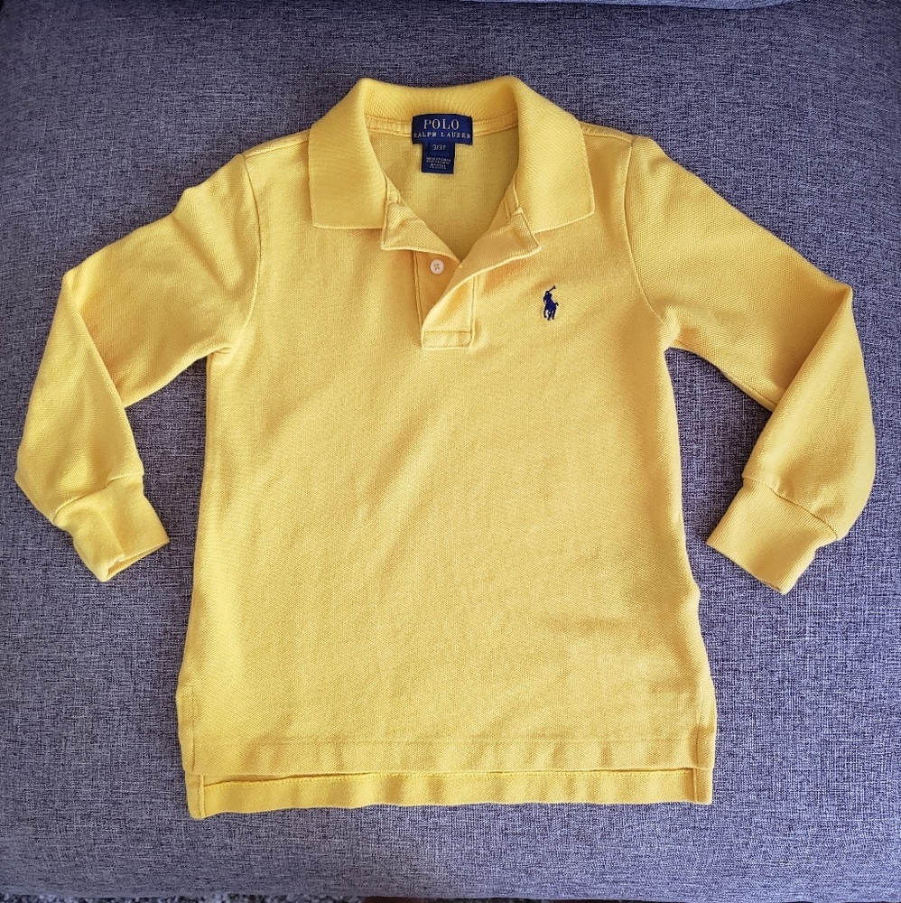 Ralph Lauren Cotton Mesh Long-Sleeve Polo Shirt